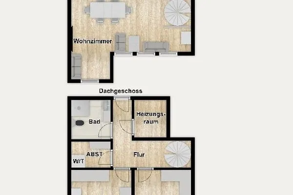 Grundriss Haus Erholung Ferienwohnung "Meer Flair"