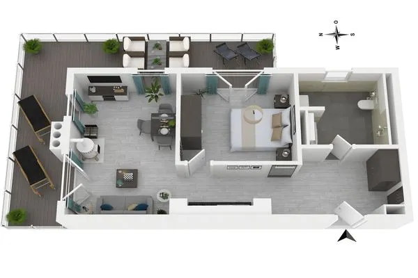 Ferienwohnung Große Strandperle Ostseebad Wustrow ZweiWasser Alte Seefahrtschule Grundriss  Große Strandperle