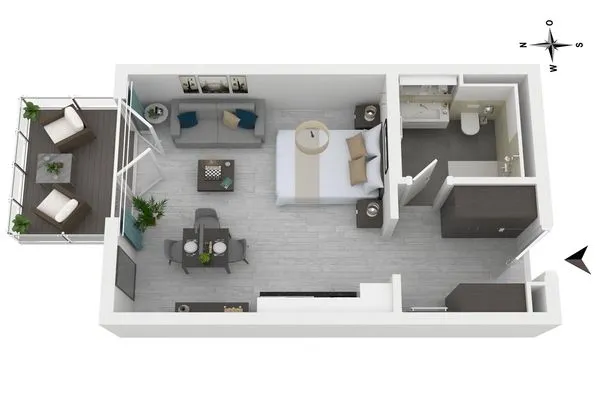 Ferienwohnung Kleine Strandperle Ostseebad Wustrow ZweiWasser Alte Seefahrtschule Grundriss  Kleine Strandperle