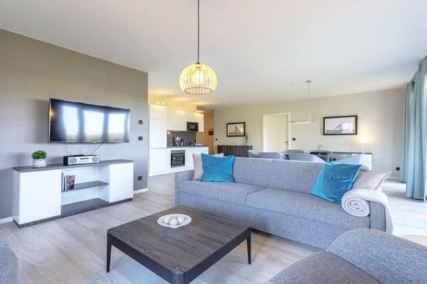 Ferienwohnung Strandlaeufer Ostseebad Wustrow ZweiWasser Alte Seefahrtschule Gemütliches Wohnzimmer  Strandlaeufer