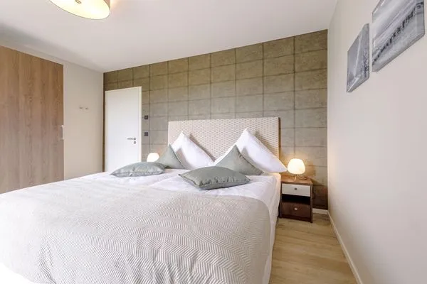 Ferienwohnung Strandleben Ostseebad Wustrow ZweiWasser Alte Seefahrtschule Schlafzimmer  Strandleben