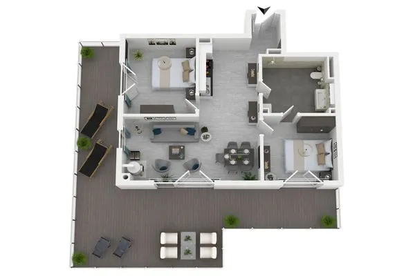 Ferienwohnung Strandblick Ostseebad Wustrow ZweiWasser Alte Seefahrtschule Grundriss  Strandblick