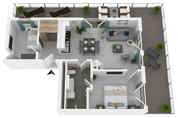 Ferienwohnung Stranddomizil Ostseebad Wustrow ZweiWasser Alte Seefahrtschule Grundriss  Stranddomizil