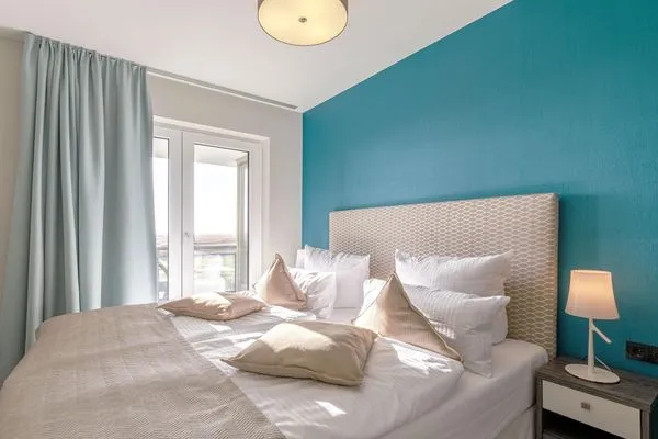 Ferienwohnung Stranddomizil Ostseebad Wustrow ZweiWasser Alte Seefahrtschule Schlafzimmer  Stranddomizil