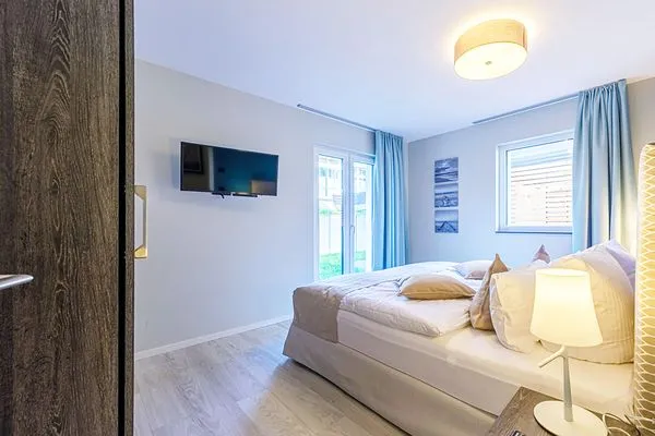 Ferienwohnung Meerduft Ostseebad Wustrow ZweiWasser Alte Seefahrtschule Schlafzimmer  Meerduft