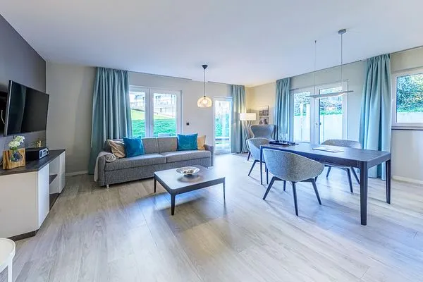 Ferienwohnung Meerduft Ostseebad Wustrow ZweiWasser Alte Seefahrtschule Wohnbereich  Meerduft