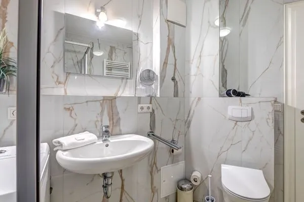 Badezimmer  Haus Meerblick, Whg. 15