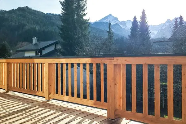 Balcony  Garmisch Chalets - Wohnung Pflegersee