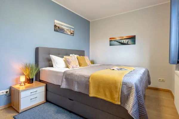 Schlafzimmer  Ferienwohnung Maus