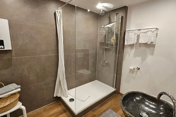 Badezimmer  Bergzeit im Fuchsbau-Urspring