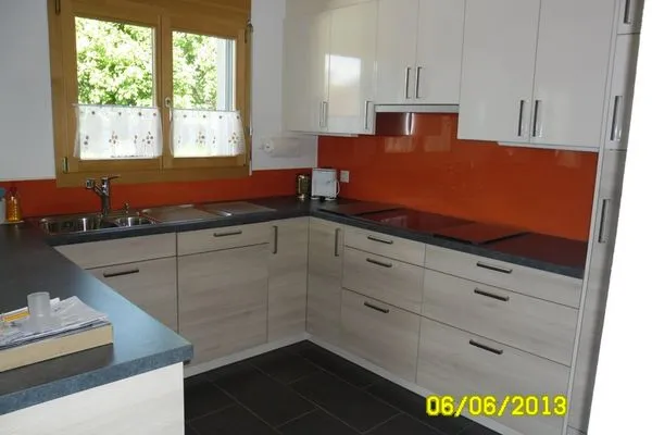 Moderne Küche  Apartment Aeschen Mirador