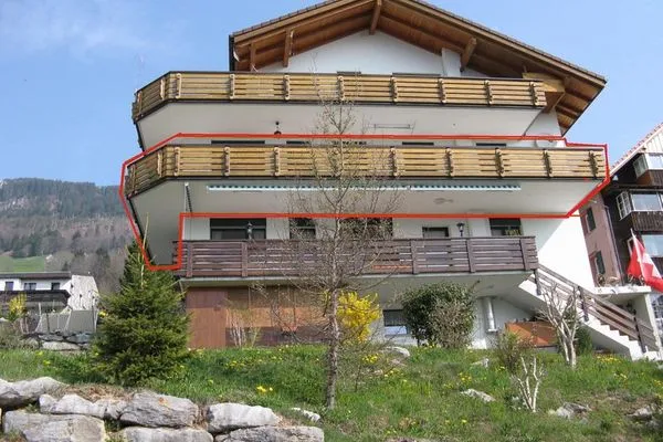 Ansicht des Hauses  Apartment Aeschen Mirador