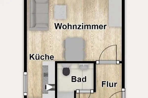 Grundriss Haus Janine Ferienwohnung Strandburg