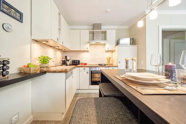 offene Küche  Birkmaase 10 - Wohnung 1