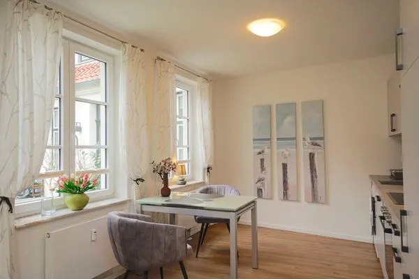 Küche / Küchenzeile  Ferienhaus 'Lütt Huus' für bis zu sechs Personen im historischen Stadtkern von Schleswig