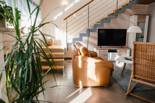  Wiesenstr. 4 Haus Blaumöwe Zingst - Wohnzimmer