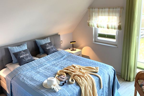 Wiesenstr. 4 Haus Blaumöwe Zingst - Schlafzimmer