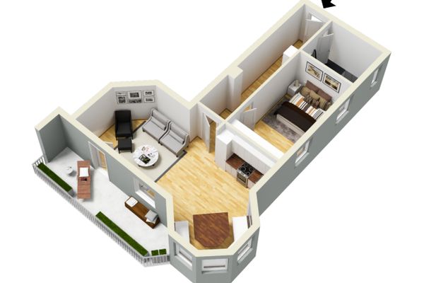  Ferienwohnung Fernsicht Ferienwohnungen in Schwangau - 