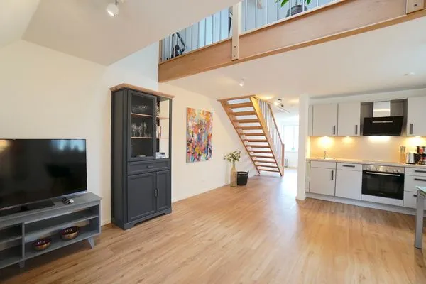 Küche / Küchenzeile  Lichtdurchflutete Ferienwohnung 'Dom-Blick' mit Blick auf den Schleswiger Dom