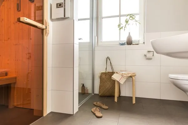 Badezimmer  Ferienhaus Schilfrohrsänger 51