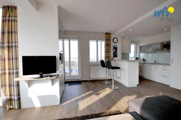 Wohnzimmer Haus Dünenblick Ferienwohnung 11