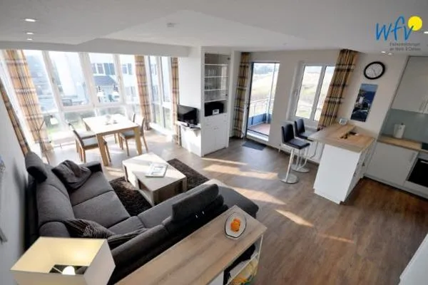 Wohnzimmer Haus Dünenblick Ferienwohnung 11