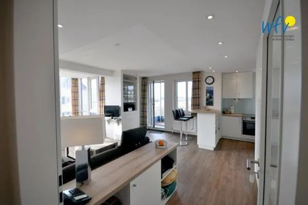 Wohnzimmer Haus Dünenblick Ferienwohnung 11