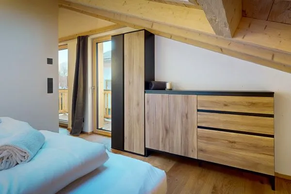Bedroom  Garmisch Chalets - Wohnung Geroldsee