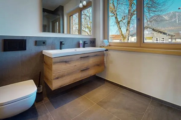 Badezimmer  Garmisch Chalets - Wohnung Riessersee