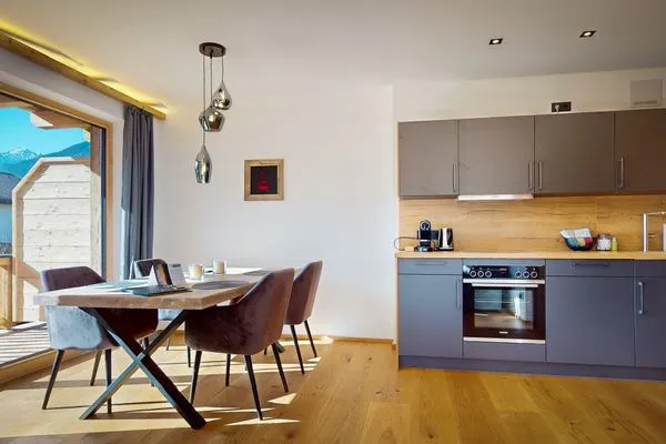 Küche / Küchenzeile  Garmisch Chalets - Wohnung Riessersee