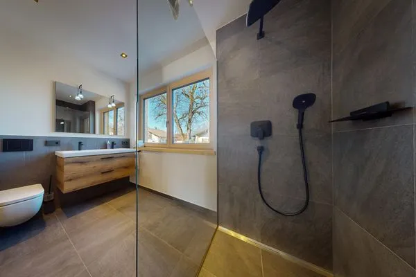 Badezimmer  Garmisch Chalets - Wohnung Riessersee