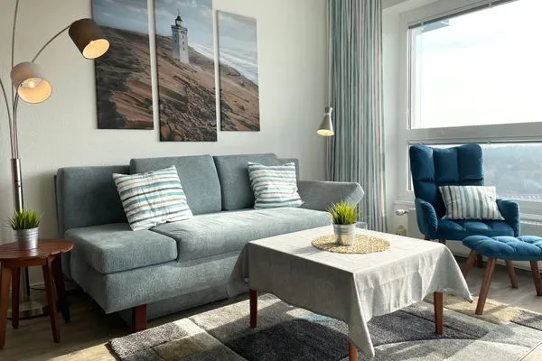 Frische Brise FeWo 15.03 Sahlenburg - Wohnzimmer