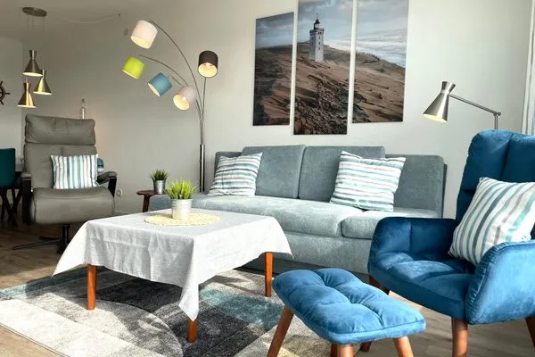 Frische Brise FeWo 15.03 Sahlenburg - Wohnzimmer