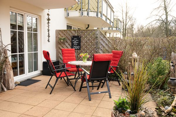 BIRKENHOF Haus 02, App. 65 "Dünennest" Ostseebad Wustrow - Terrasse