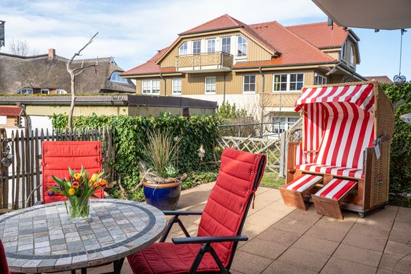 BIRKENHOF Haus 02, App. 65 "Dünennest" Ostseebad Wustrow - Terrasse