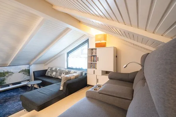 Wohnzimmer  (AMW8d) Ferienhaus Moin