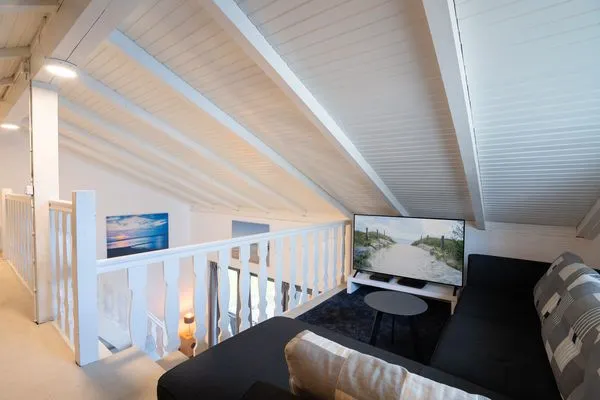 Wohnzimmer  (AMW8d) Ferienhaus Moin