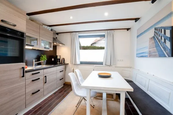 Küche / Küchenzeile  (AMW8d) Ferienhaus Moin