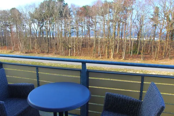 Balkon mit Bestuhlung Residenz am Strand Wohnung 2-39