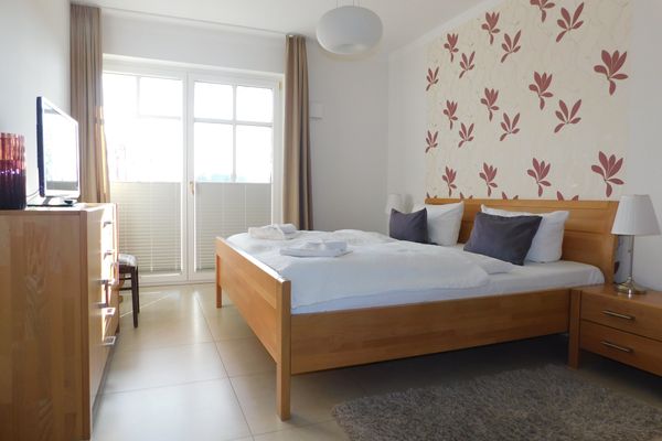  Suite Meeresrauschen Ostseebad Ahrenshoop - Schlafzimmer