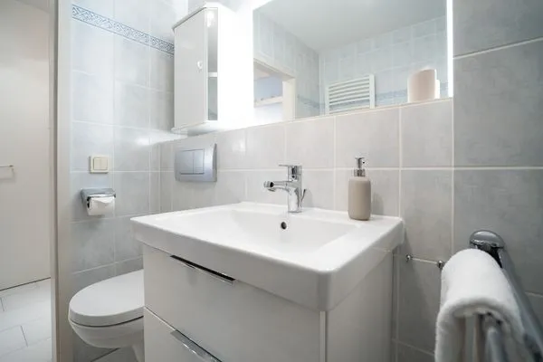 Badezimmer  (OST29c) Ferienwohnung "Urlaubsglück"