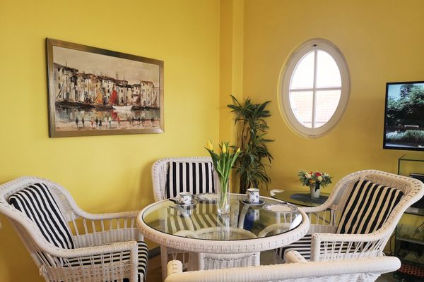  Haus am Park Fewo 31 Kühlungsborn-West - Wohnzimmer