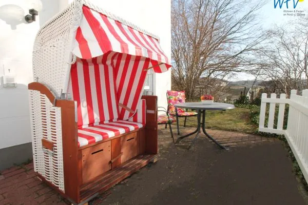 Terrasse Parkresidenz Concordia Ferienwohnung 12a