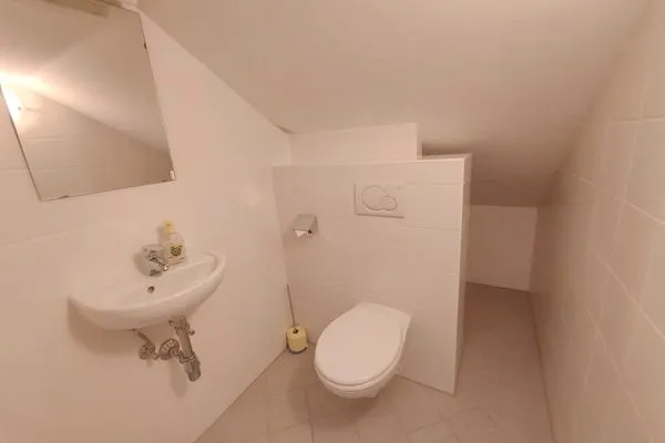 Gäste-WC  Apartment Zilverkruid - Alter Kindergarten