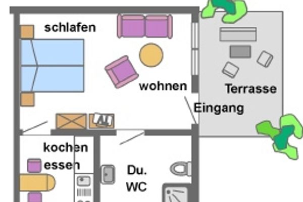 App. An der Arche  - Grundriss