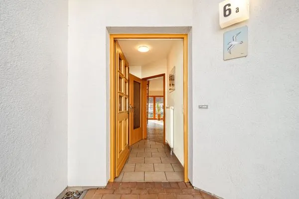 Wohnungseingang Ferienpark Freesenbruch Reihenhaus 6a - Möwe