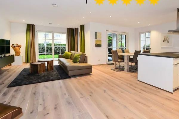  Ferienwohnung Luxus am Toskanapark Lindau und Umgebung - Wohnbereich