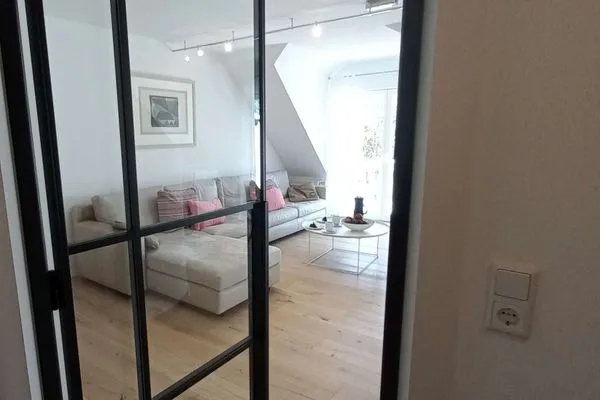 Wohnzimmer Villa Nautilus Ferienwohnung Marilena