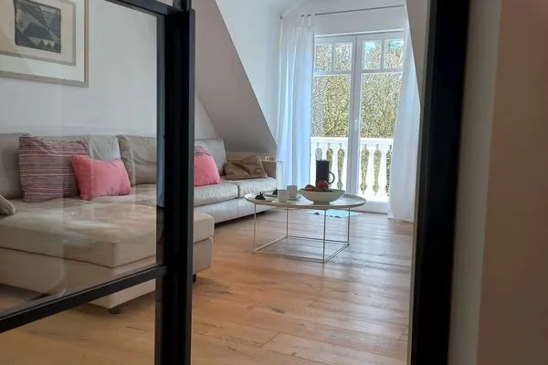 Wohnzimmer Villa Nautilus Ferienwohnung Marilena