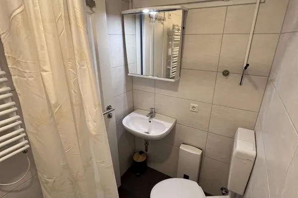 Badezimmer Am Mönchgraben 2 Ferienwohnung Familie und Meer